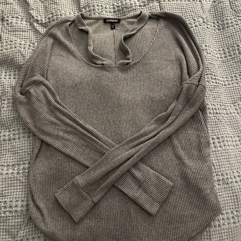 Express Gray Women's Sweater